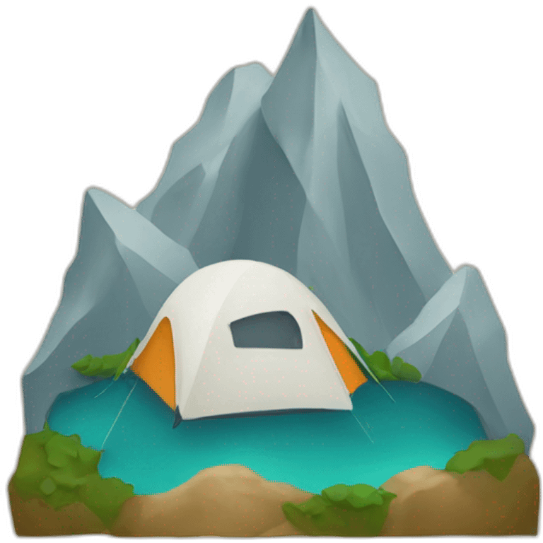 basecamp logo with a no symbol over it emoji