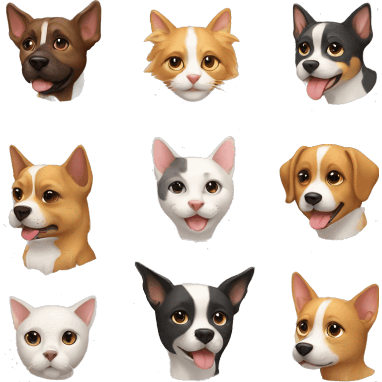 Dogs cats Ukraine  emoji