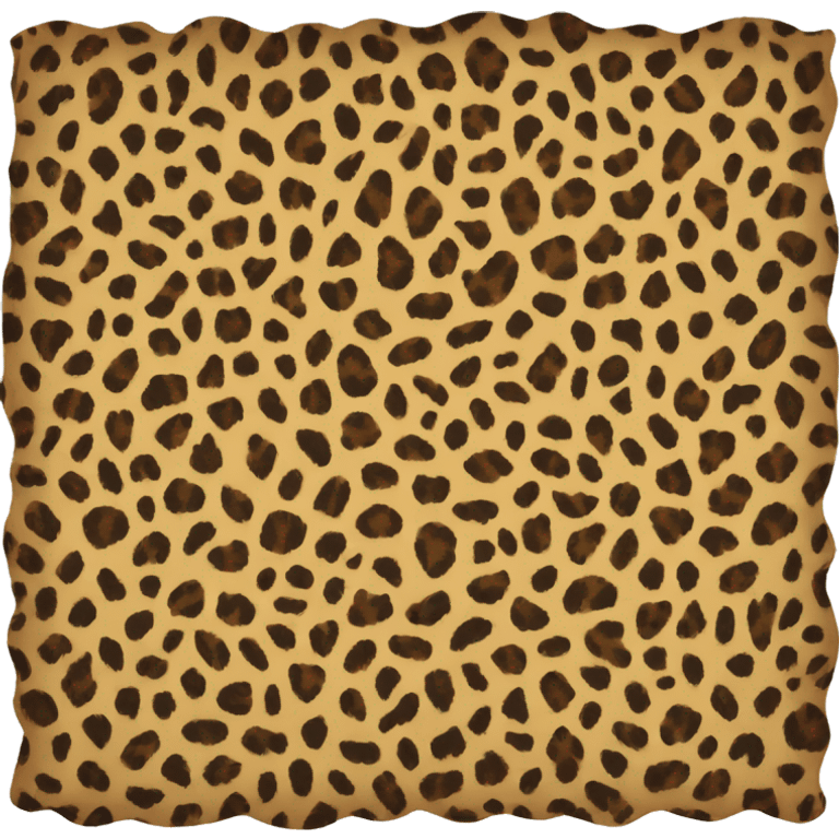 Leopard blanket  emoji