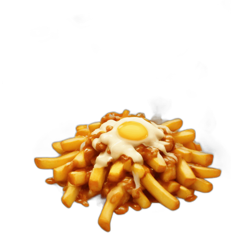 Poutine qui mange emoji