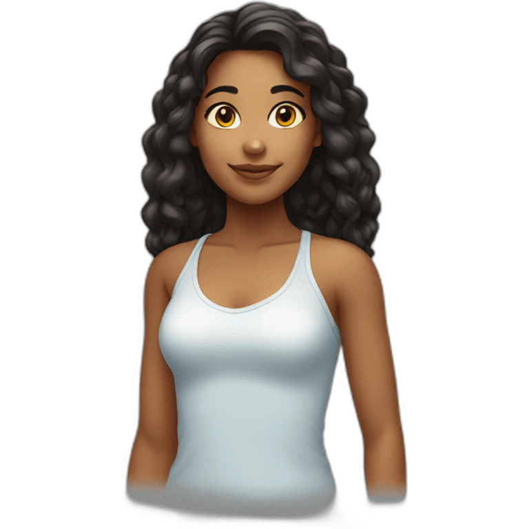 brazilian pretty girl emoji