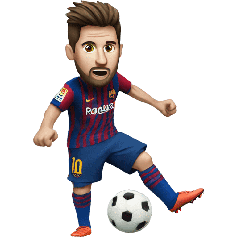 footballkicking by messi emoji