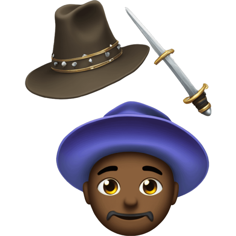  Music swords magic hat  dj emoji