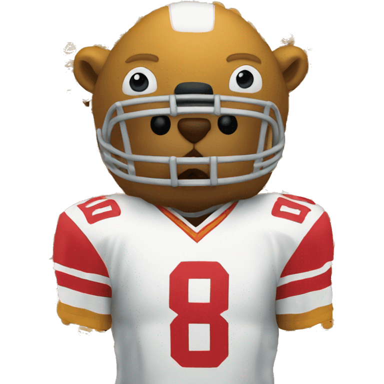 Lions football jersey  emoji