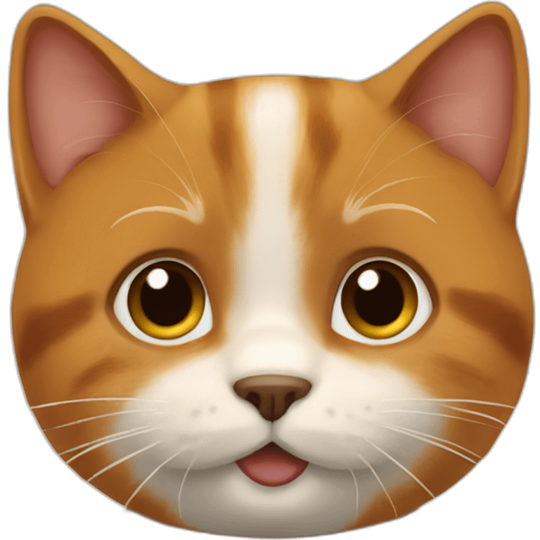 Chat roux enragé  emoji