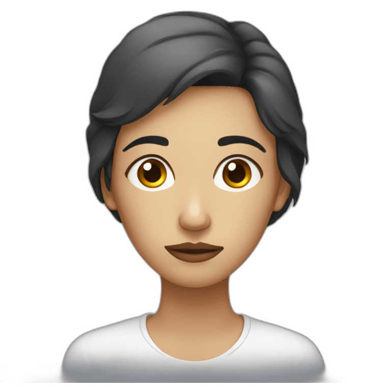 Tired Woman with dark circles emoji