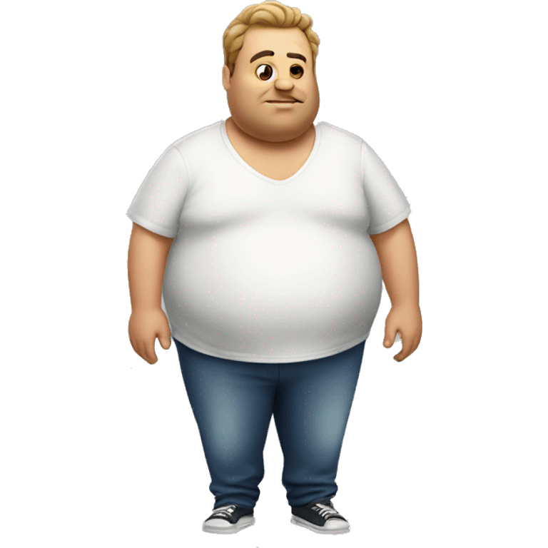 Fat dude  emoji