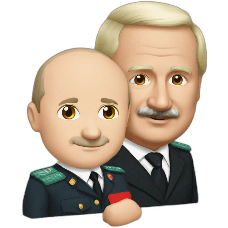 Putin and Lukashenko emoji