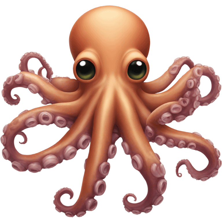 Realistic octopus emoji