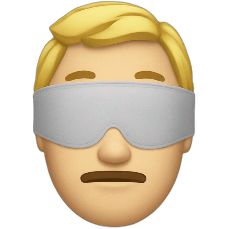 sleep mask emoji