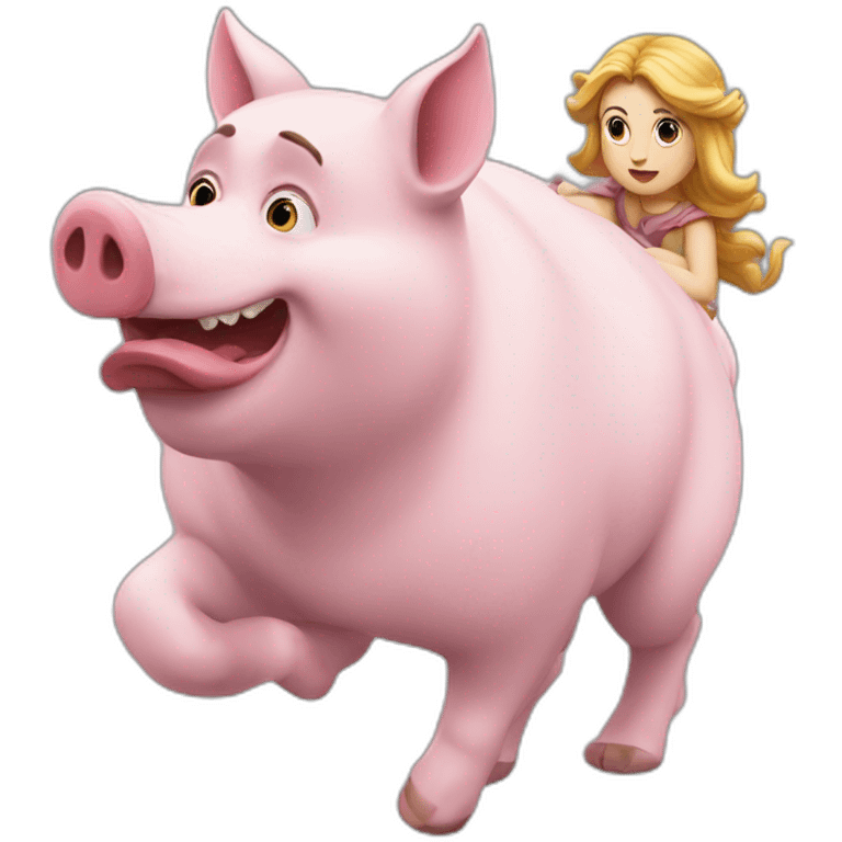 chase-of-Circe-and-piglet emoji