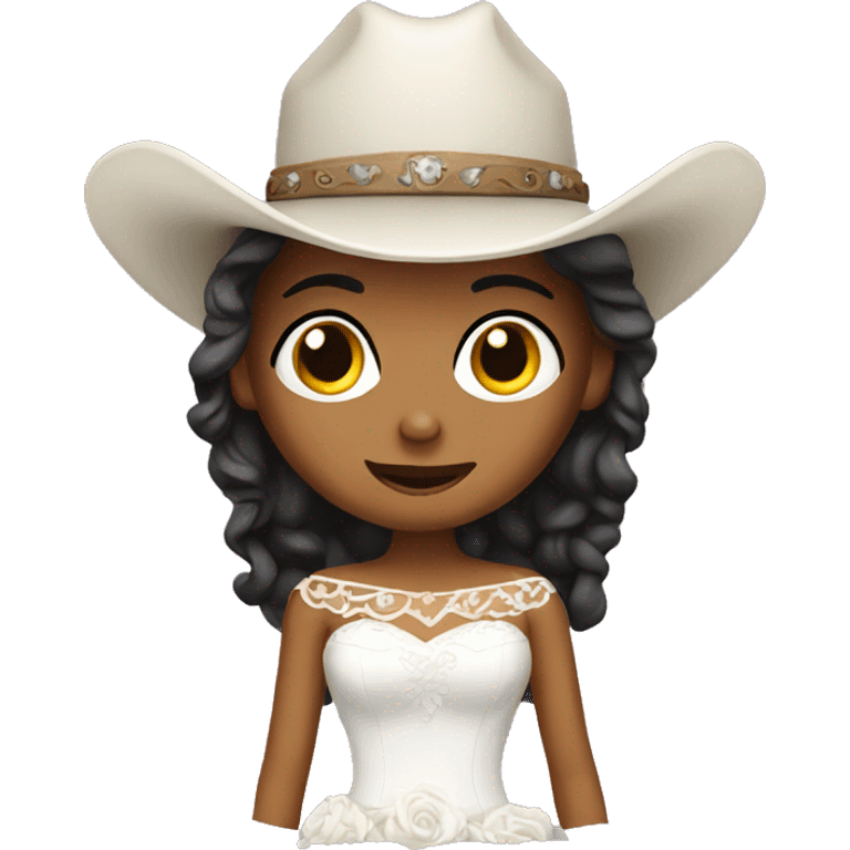 Cowboy bride emoji