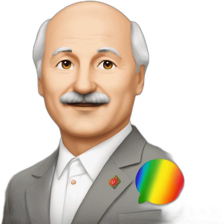 Lukashenko is gay emoji