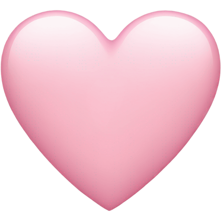 Light pink heart  emoji