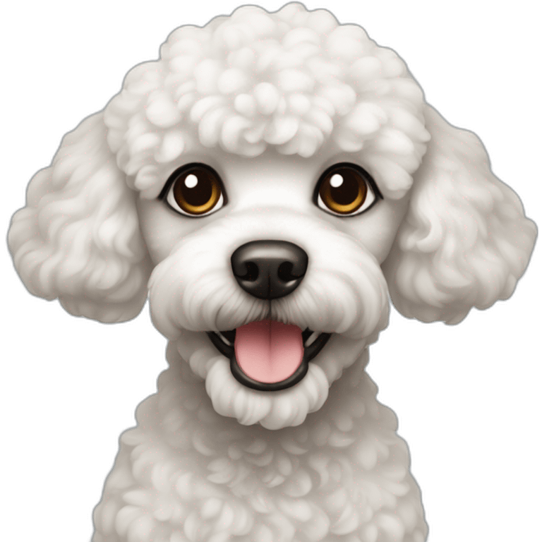 white toy poodle emoji