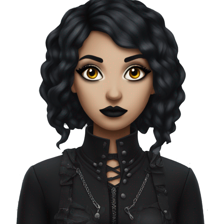 goth-girl-makeup emoji