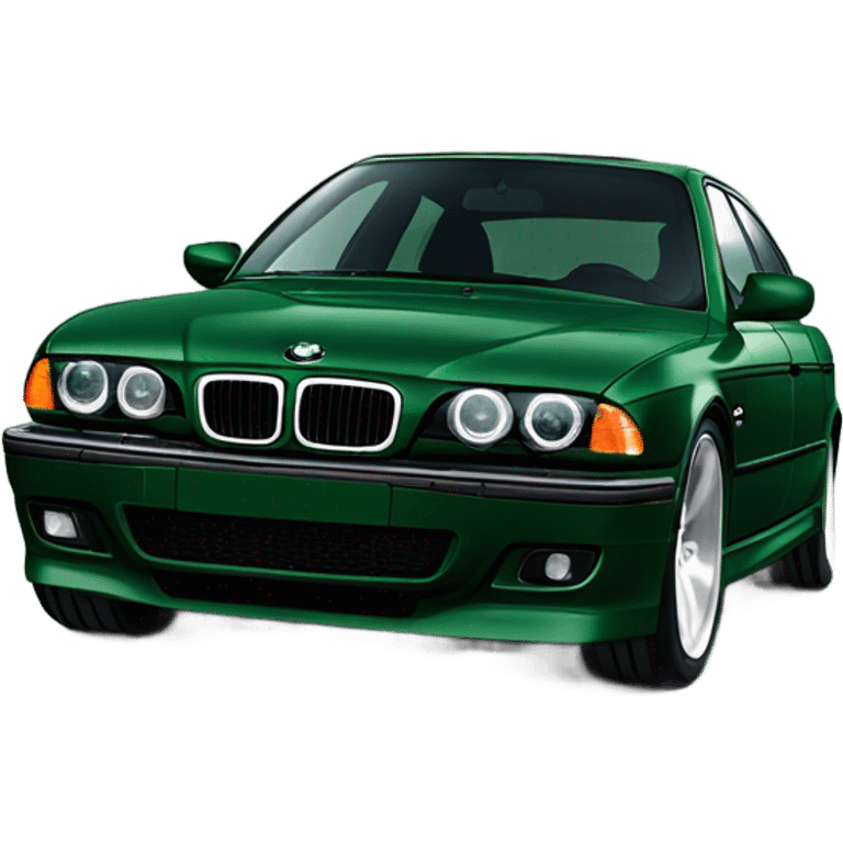 Forest green E39 BMW M5 emoji