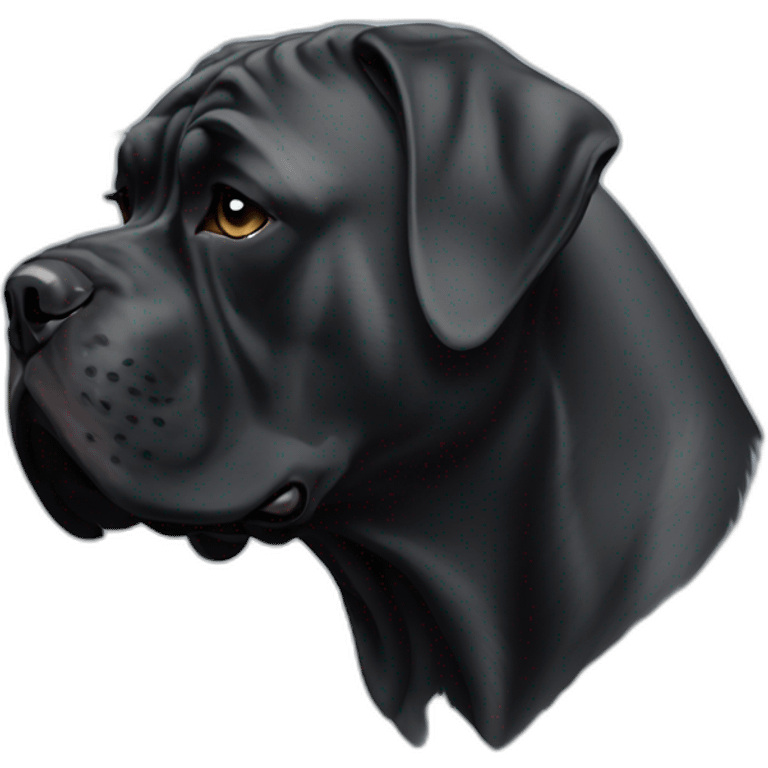 Cane Corso in profile emoji