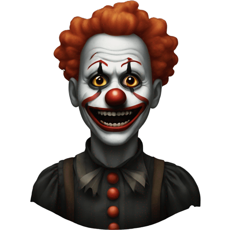 Dark clown  emoji