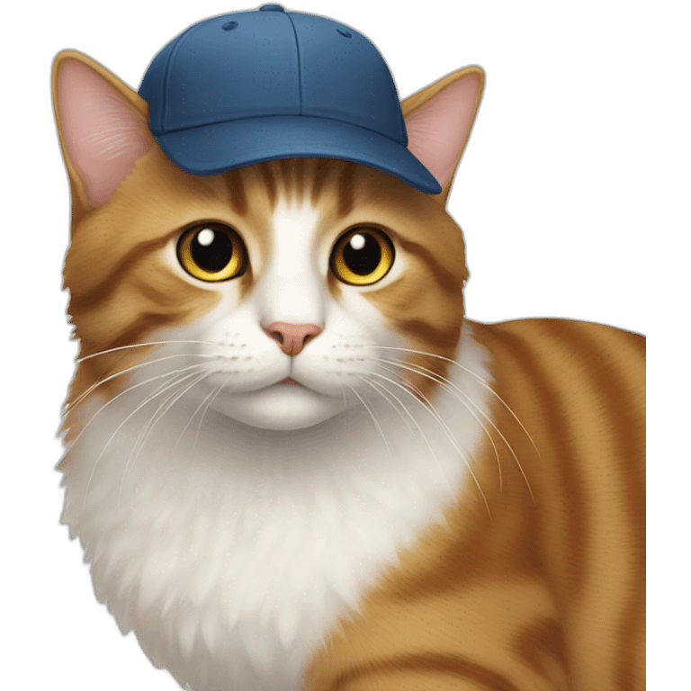 cat with cap emoji