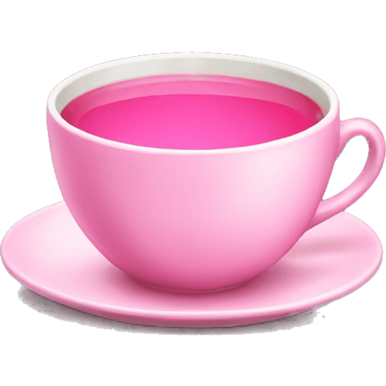 pink tea emoji