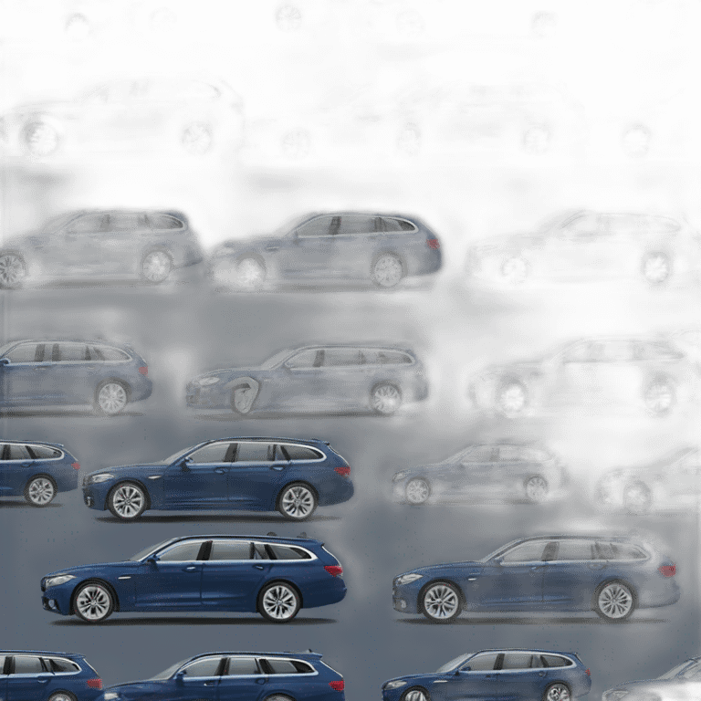 2015 bmw 525td touring in dark metallic blue emoji