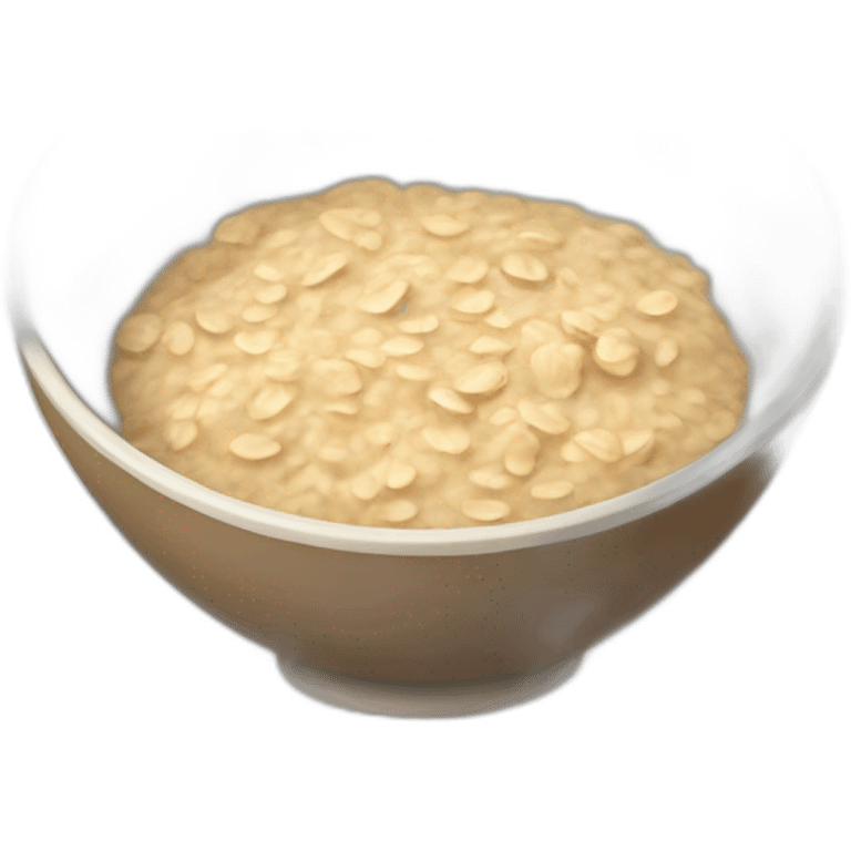 Bowl of Oatmeal emoji