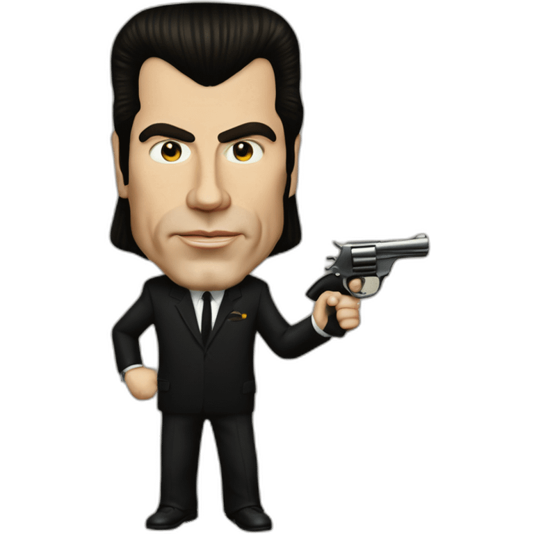 John Travolta as Vincent Vega in Pulp Fiction emoji