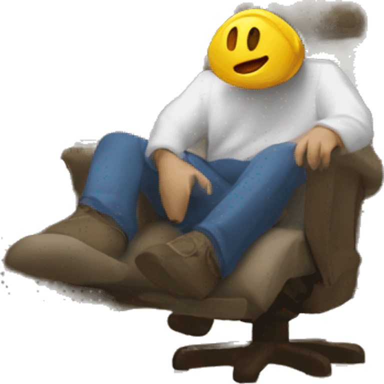 indoor deying emoji