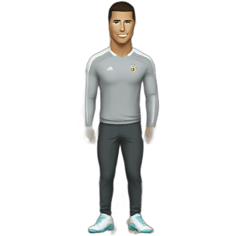 Ronaldo et un facteur emoji