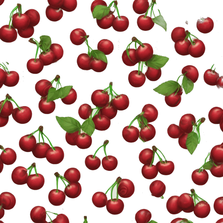 leopard print cherries with a bow emoji