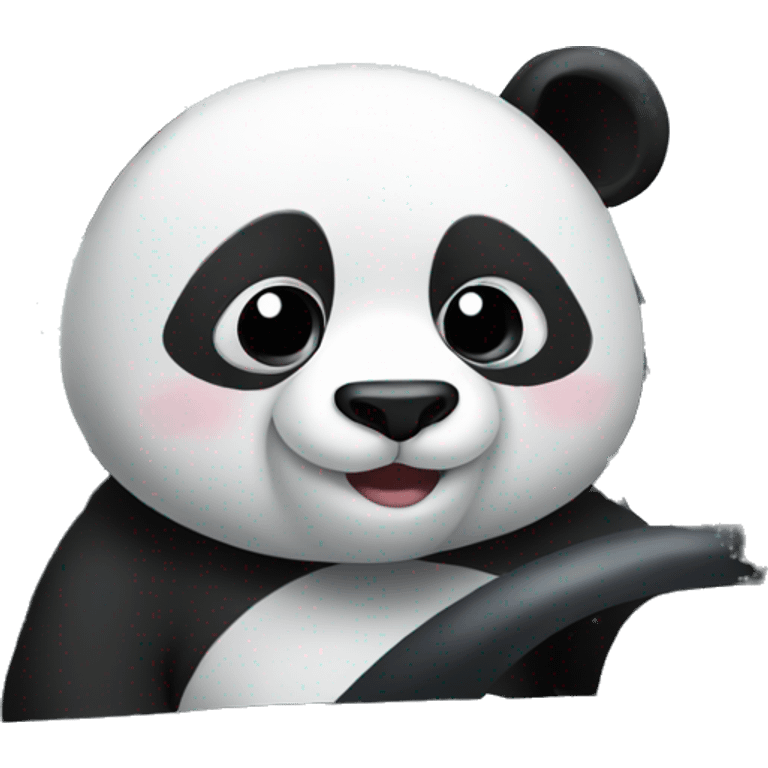 panda in car emoji