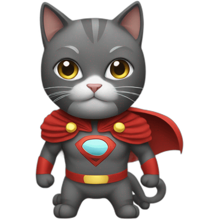 super hero cat emoji