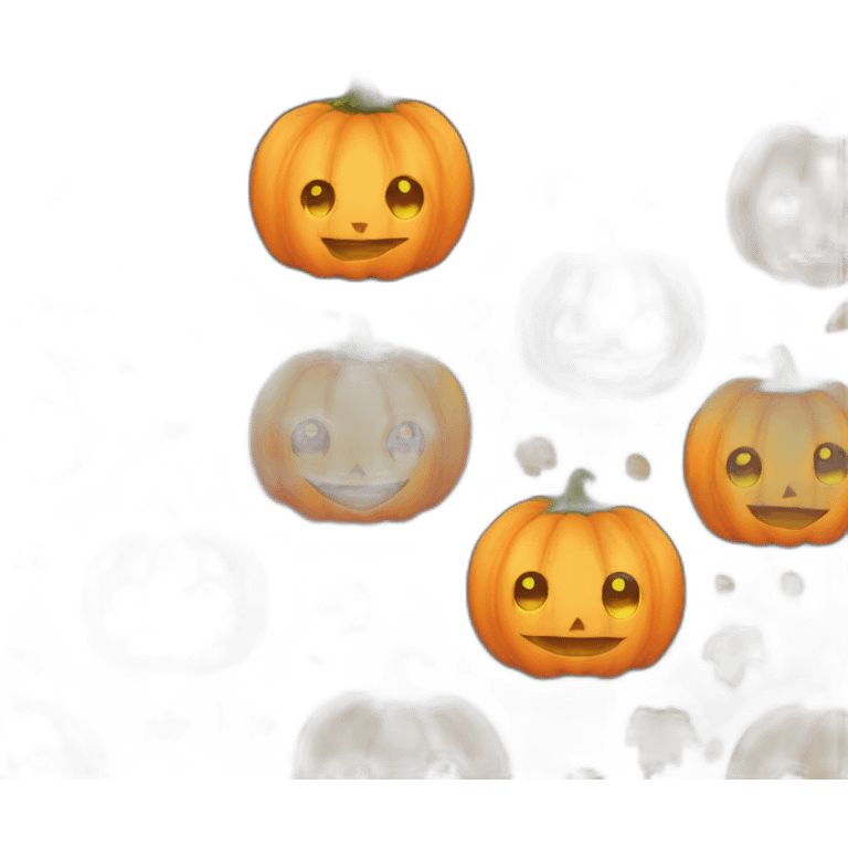 Gyaru pumpkin costume emoji