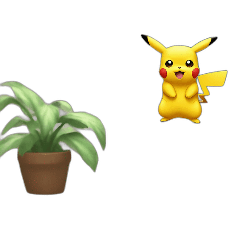 pikachu playing emoji