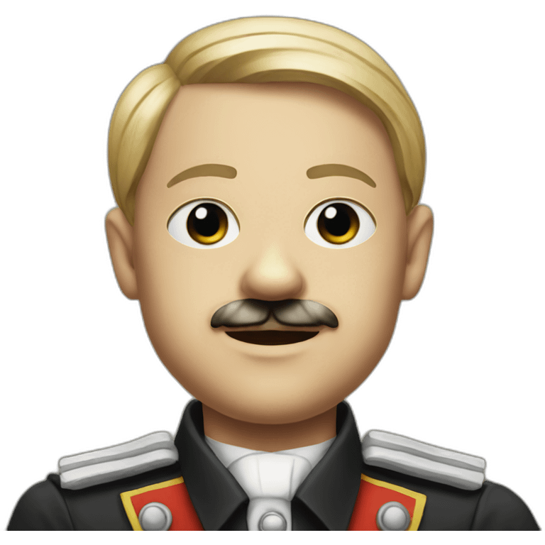 Hitler in a clown uniform emoji