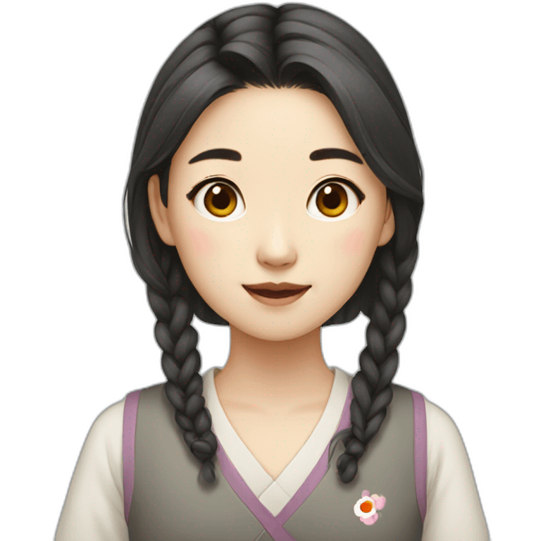 Korean girl emoji