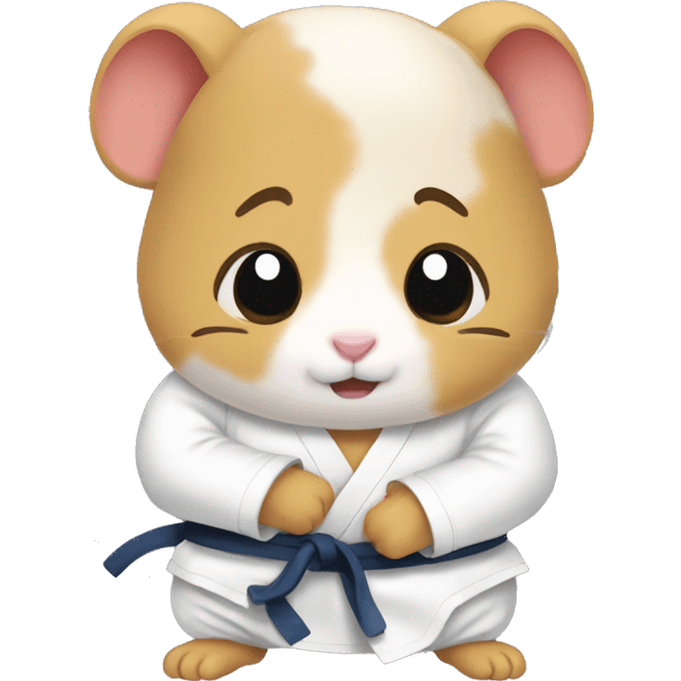 Judo of two hamsters emoji