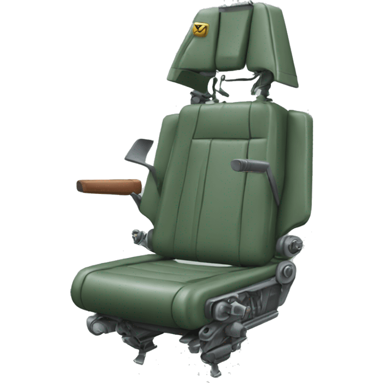 ejector seat facing forward emoji