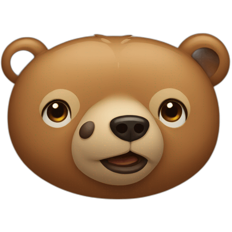 two bears talking emoji