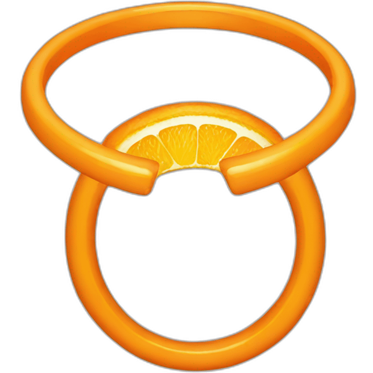 pop orange ring emoji