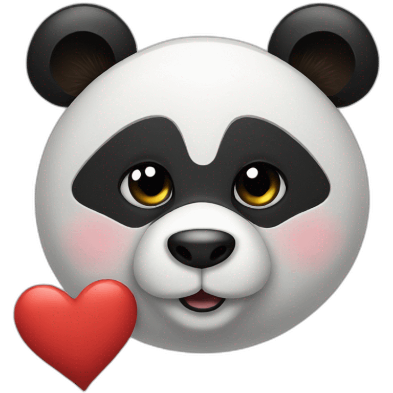 panda in love emoji