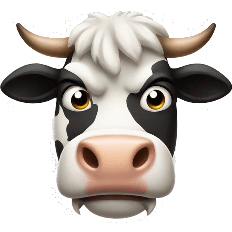 angry cow  emoji