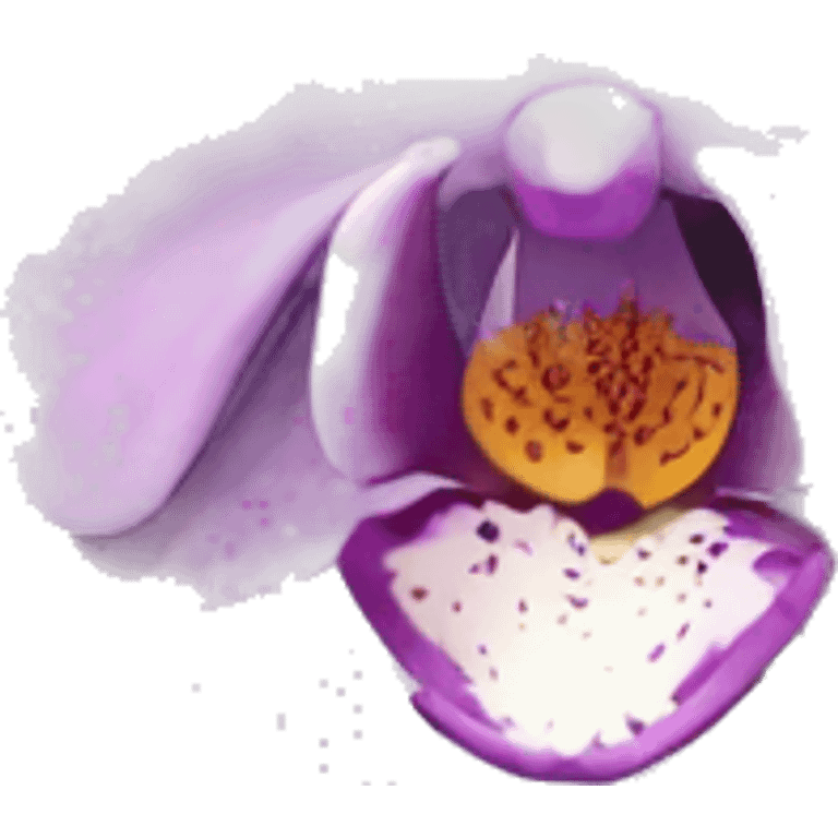 orchid  emoji