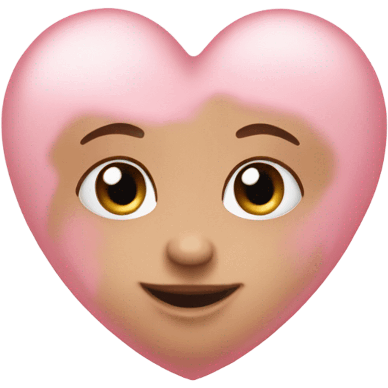 Baby pink heart emoji