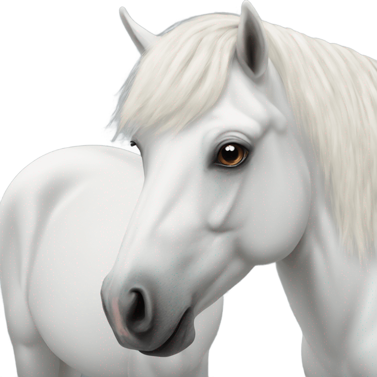 White horses  emoji