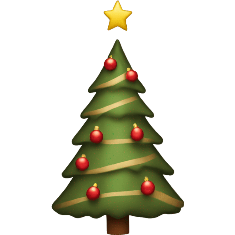 empty brown christmas tree emoji