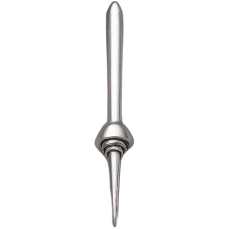 needle in silver metal emoji