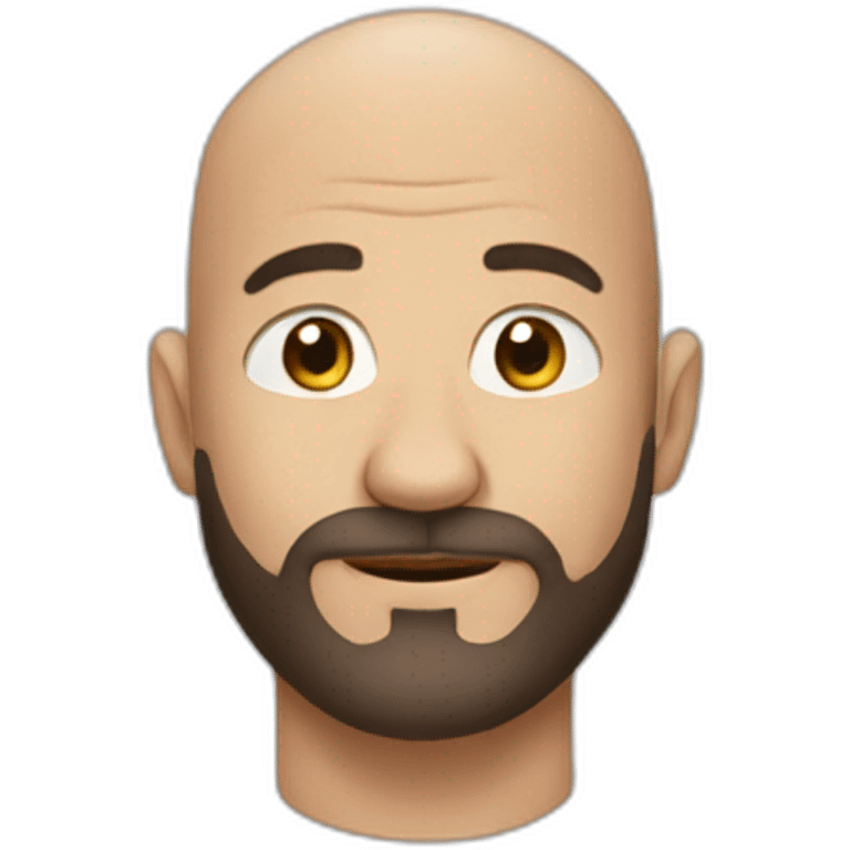 the hairiest man without hair emoji