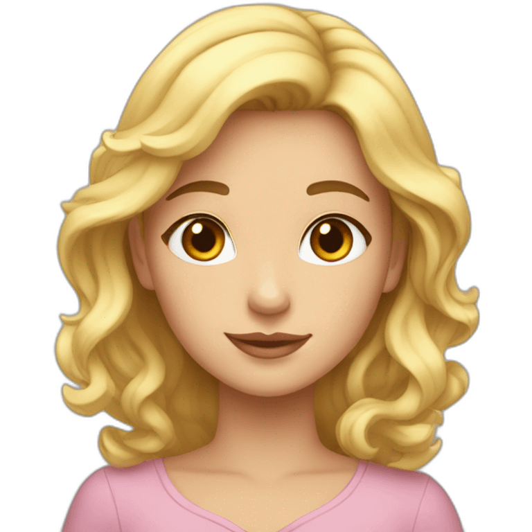 Une belle fille emoji